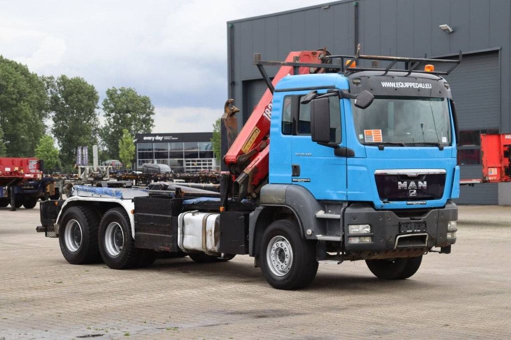 MAN TGS 33.440 6x4 EURO-4 HMF 1823 + VDL HOOK Vollfeder