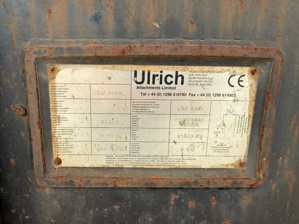 CAT 950M 966M - (Ulrich) High-Tip Bucket / 6.5m³