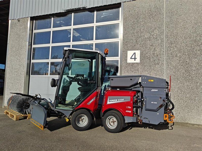 Timan 3330 4WD MEGET PÆN STAND KOST; V-PLOV, SPREDER