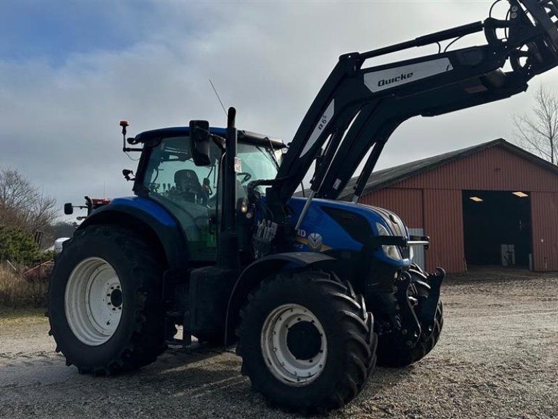 New Holland T7.165 Med ÅLØ Q65 frontlæsser, frontlift og hitch krog