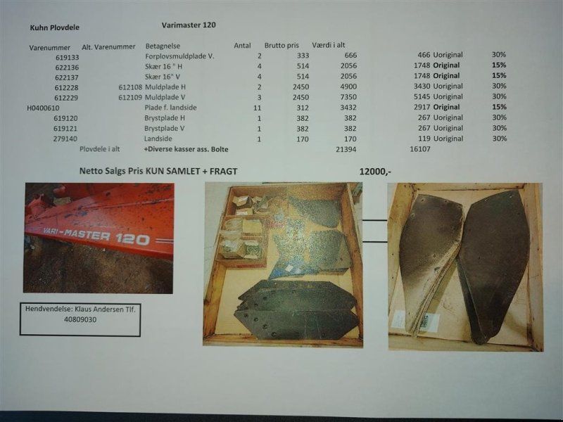 Kuhn VARIMASTER 120 SLIDDELE