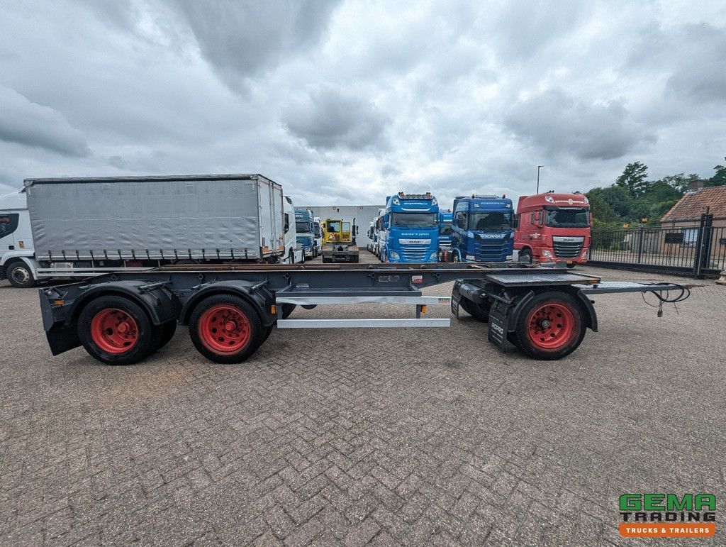 GS AC 2800 N 3-Assen BPW - ContainerAanhanger 7.10m - Blad Geveerd - Trommelremmen - Dubbellucht