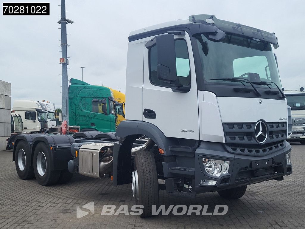 Mercedes Arocs 2636 6X4 NEW chassis Flywheel PTO Big-Axle Automatic Steelsuspension Euro 6