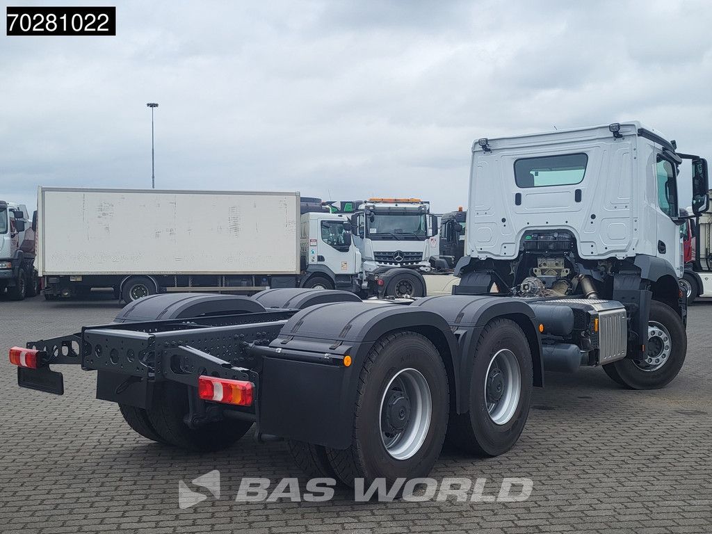 Mercedes Arocs 2636 6X4 NEW chassis Flywheel PTO Big-Axle Automatic Steelsuspension Euro 6