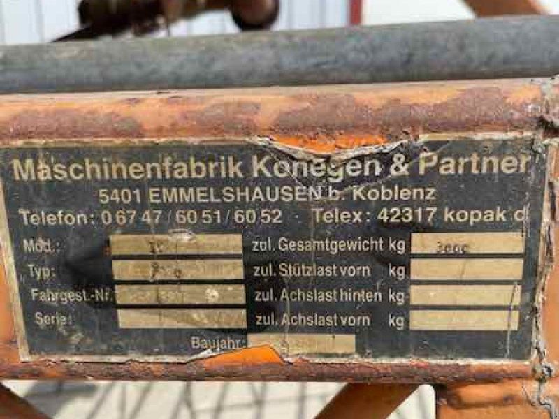 Konegen und Partner 320m 90 er Schlauch als Durchleitungsmaschine