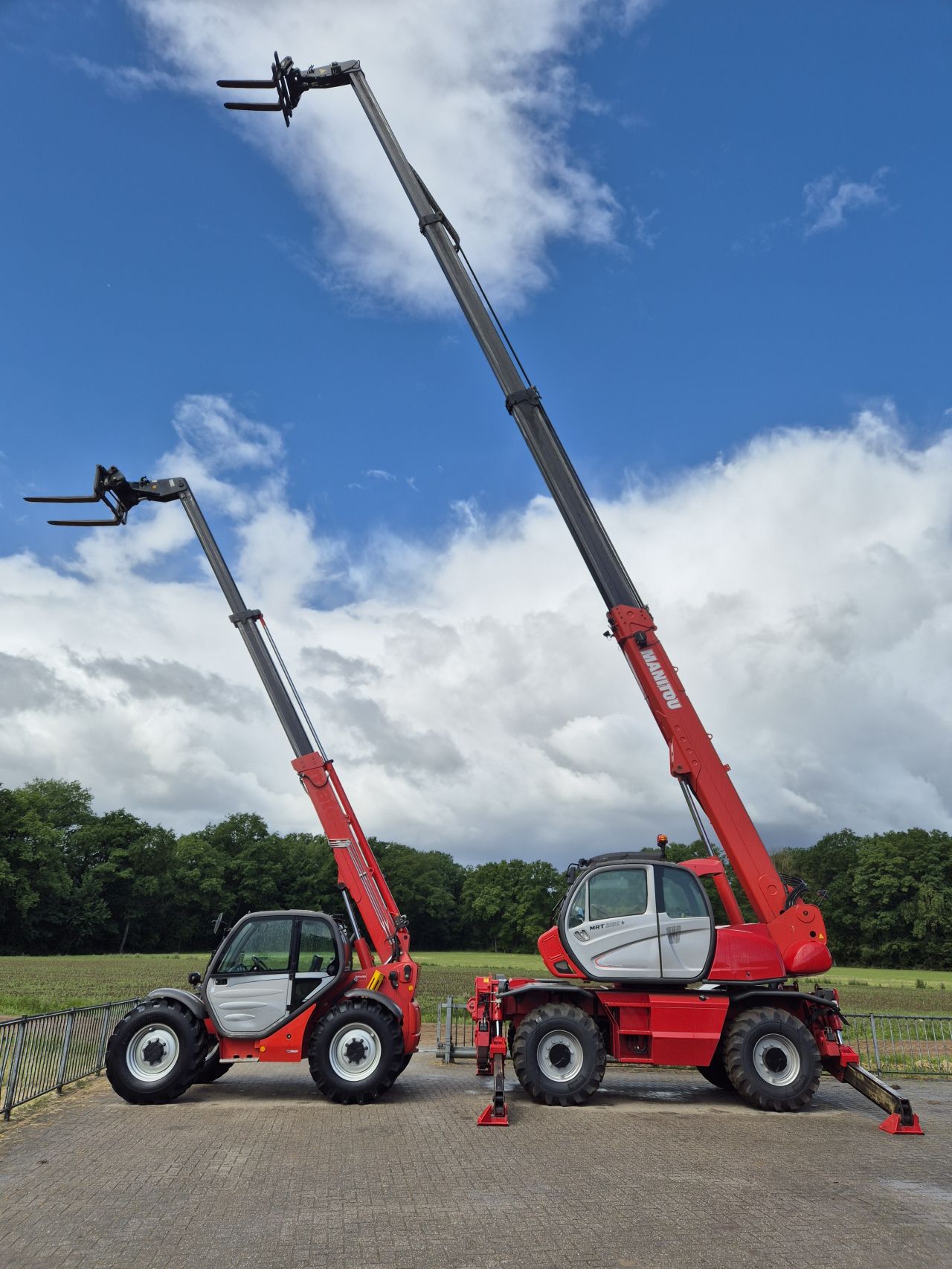 Manitou MRT 2150 + Privilege remote control en Manitou MT 9.32