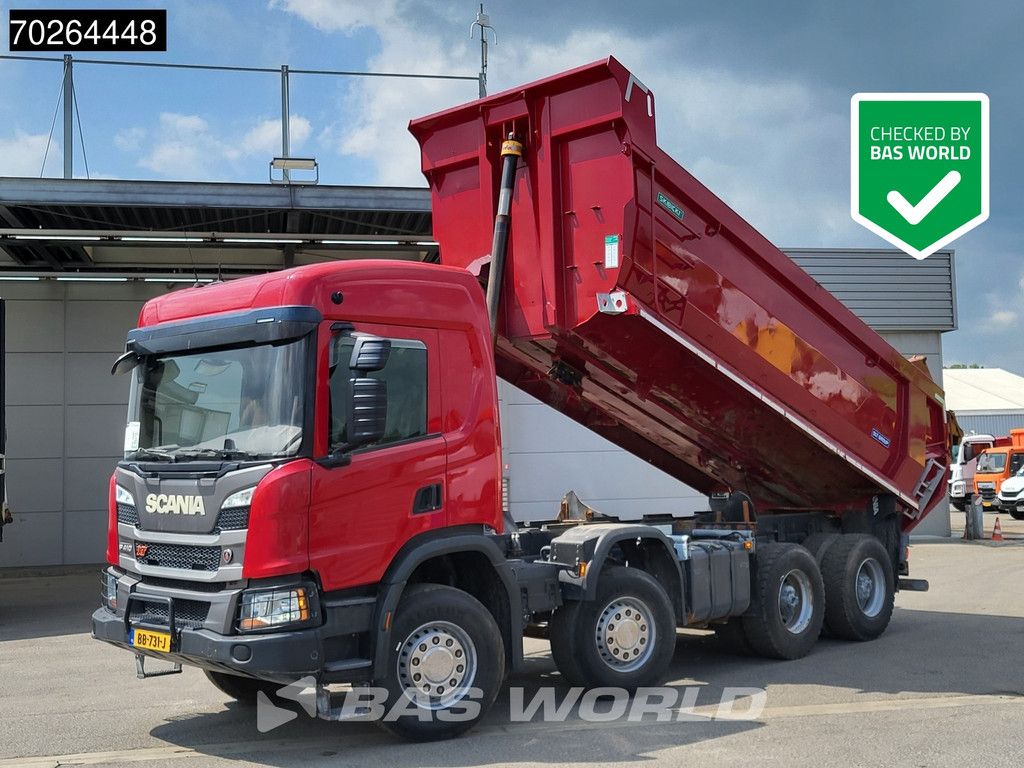 Scania P410 8X4 19m3 Big-Axle Steelsuspension Euro 6