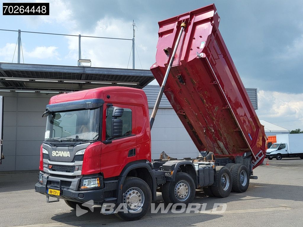 Scania P410 8X4 19m3 Big-Axle Steelsuspension Euro 6