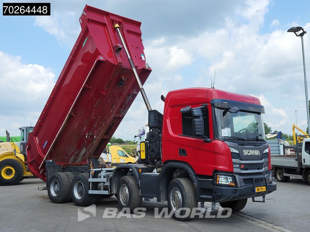 Scania P410 8X4 19m3 Big-Axle Steelsuspension Euro 6