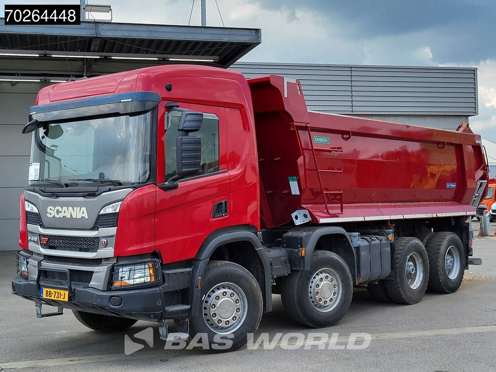 Scania P410 8X4 19m3 Big-Axle Steelsuspension Euro 6