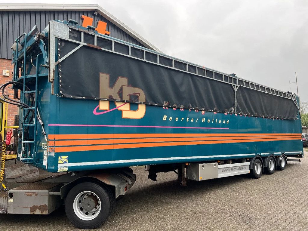 Kraker CF-Z 100m3 Cargo Floor 10MM Hydraulische klep+afdekkleppen
