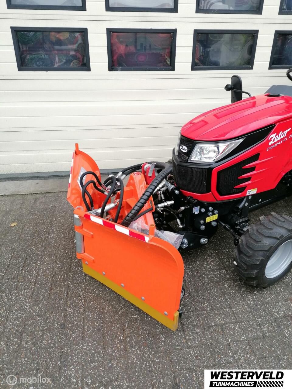 Overjarige Agrometall SRL1200 sneeuwschuif / voerschuif
