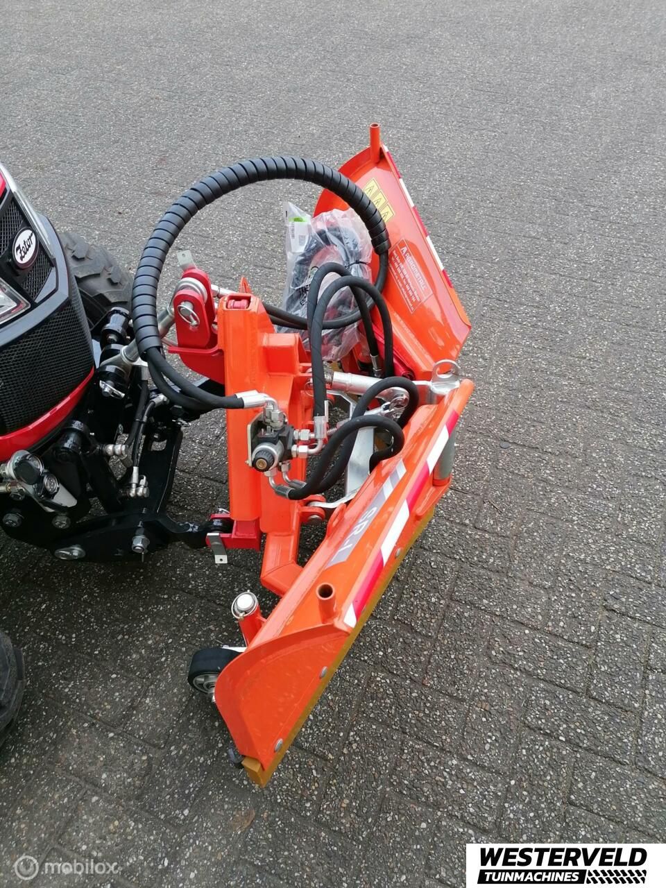 Overjarige Agrometall SRL1200 sneeuwschuif / voerschuif