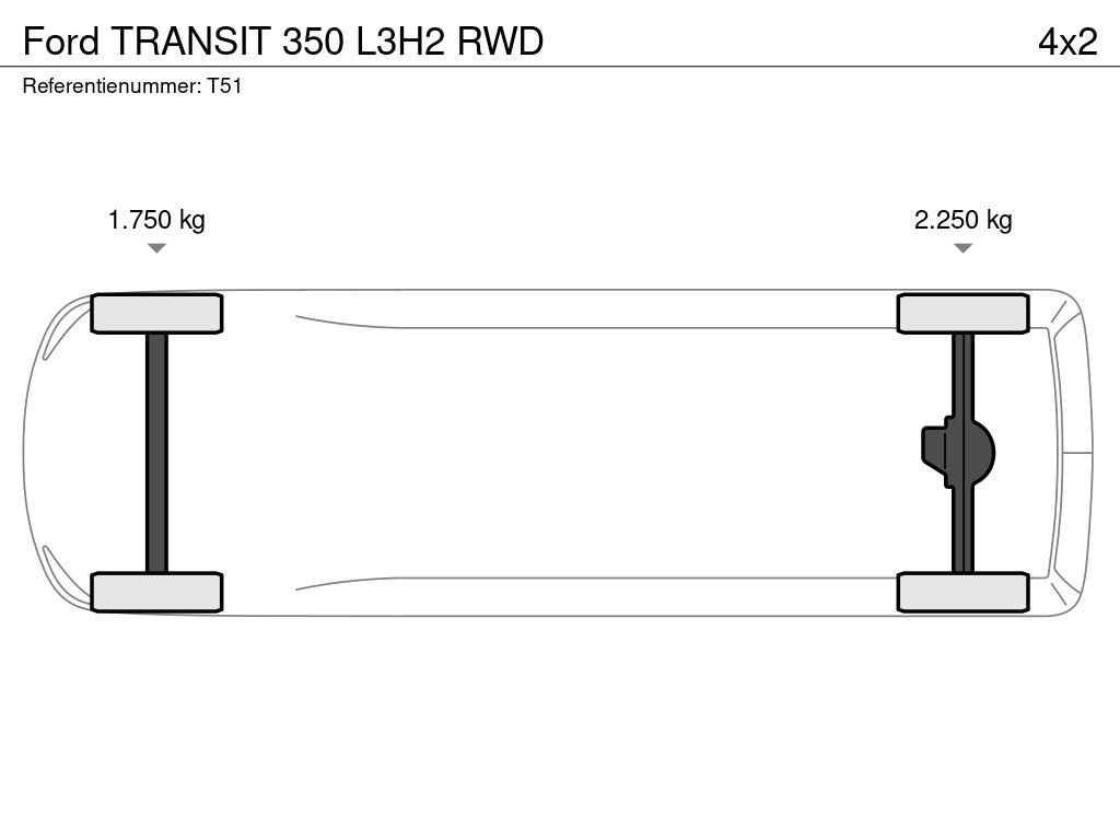 Ford TRANSIT 350 L3H2 RWD