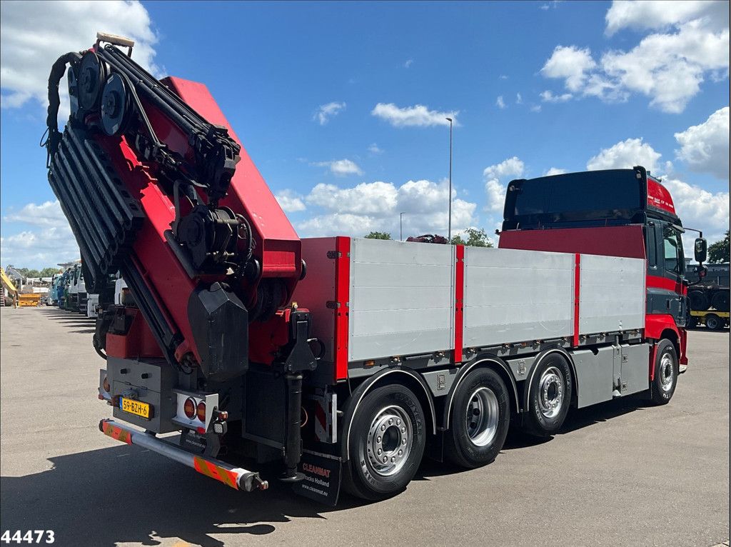 DAF FAQ CF 510 8x2 Euro 6 HMF 40 Tonmeter laadkraan + Fly-JIb