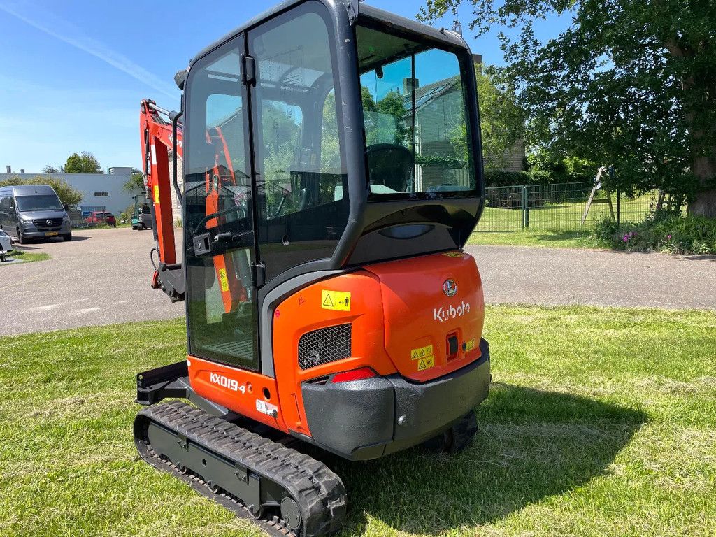 Kubota KX019 graafmachine 2020 met 1720 uur CW05 Hydr wissel