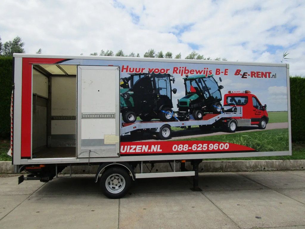 Veldhuizen 5,0-tons Gesloten oplegger 6,5 m.