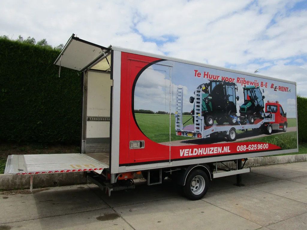 Veldhuizen 5,0-tons Gesloten oplegger 6,5 m.