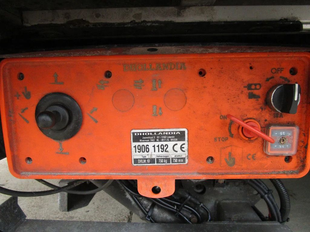Veldhuizen 5,0-tons Gesloten oplegger 6,5 m.