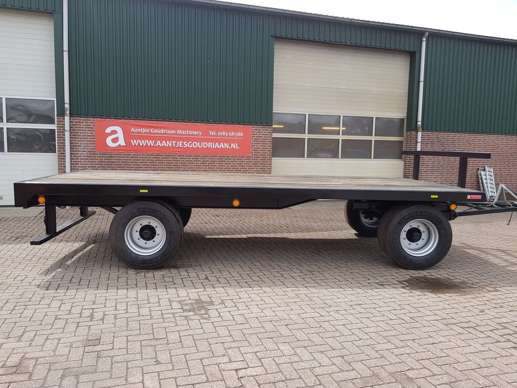 Nieuwe 15 tons balenwagen platform trailer