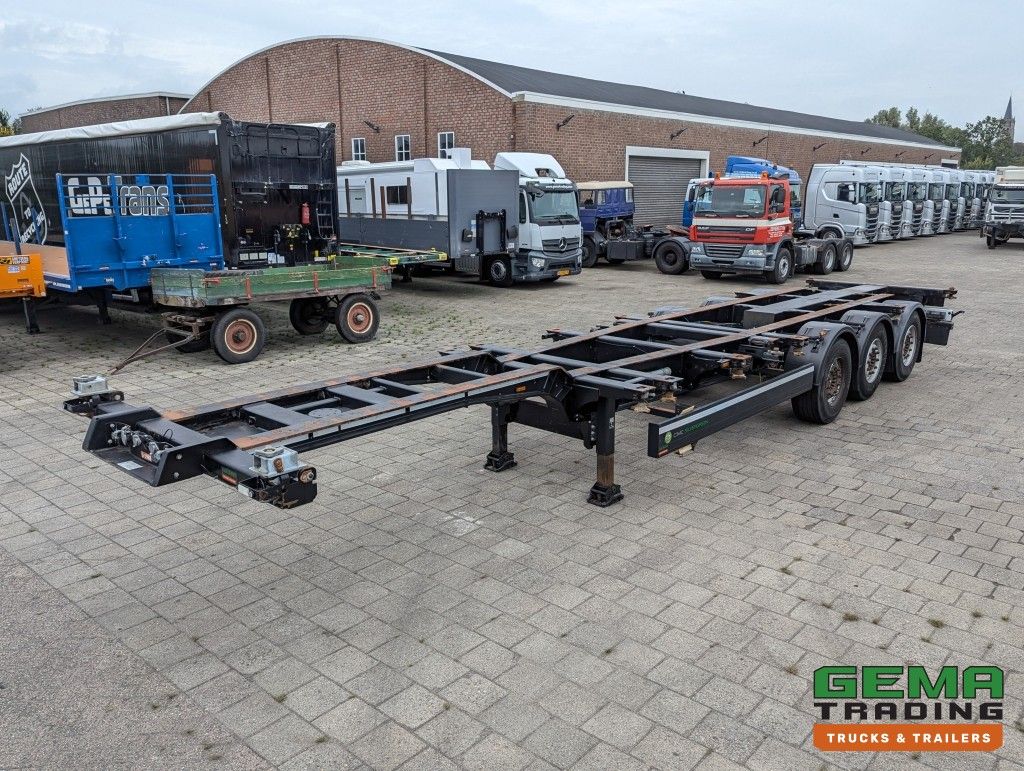 CIMC CIMC Silvergreen SC03 3-Assen SAF LiftAxle - DiscBrakes - 1x 20FT 2x 20FT 30FT 40FT - 5250KG (O1988)