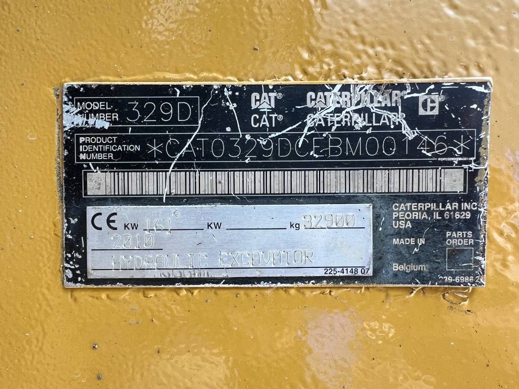 CAT 329D LN