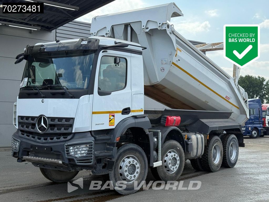 Mercedes Arocs 3246 8X4 16m3 Bennes Marrel Retarder Big-Axle Steelsuspension Euro 6