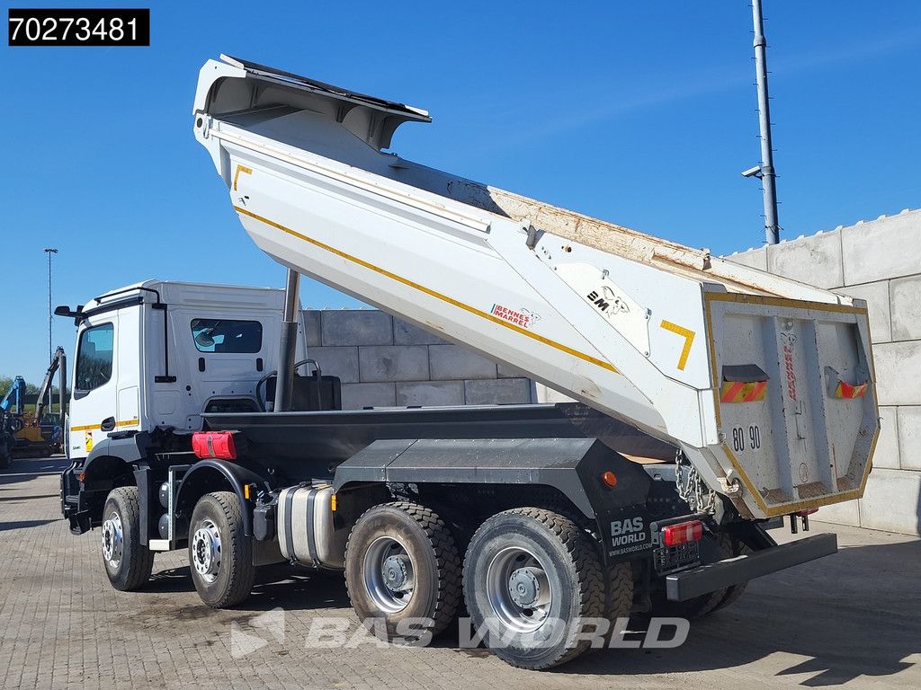 Mercedes Arocs 3246 8X4 16m3 Bennes Marrel Retarder Big-Axle Steelsuspension Euro 6