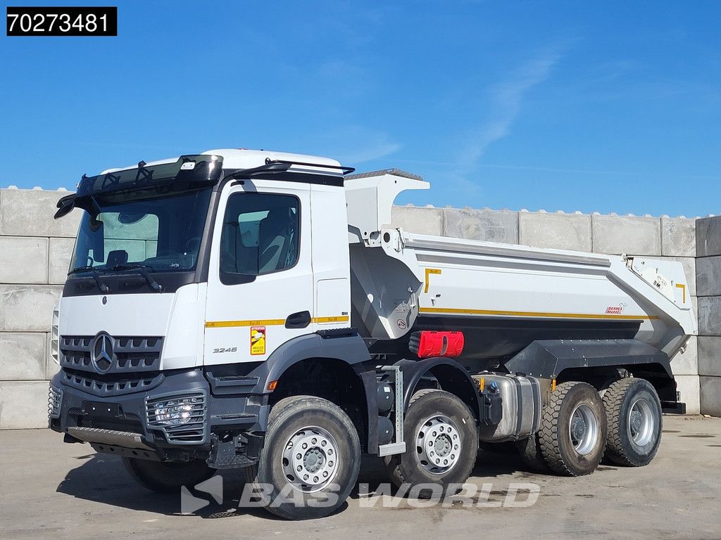 Mercedes Arocs 3246 8X4 16m3 Bennes Marrel Retarder Big-Axle Steelsuspension Euro 6