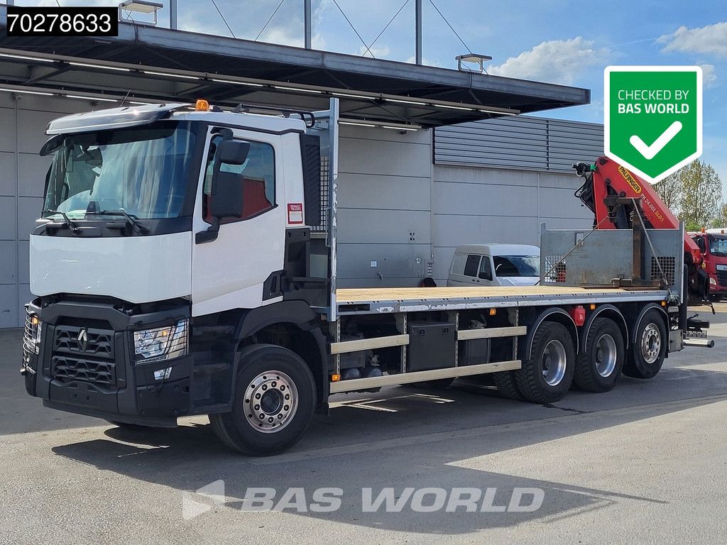 Renault C 480 8X4 Palfinger PK24.001 SLD5 Crane Kran Automatic Liftachse Euro 6