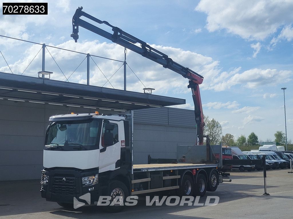 Renault C 480 8X4 Palfinger PK24.001 SLD5 Crane Kran Automatic Liftachse Euro 6