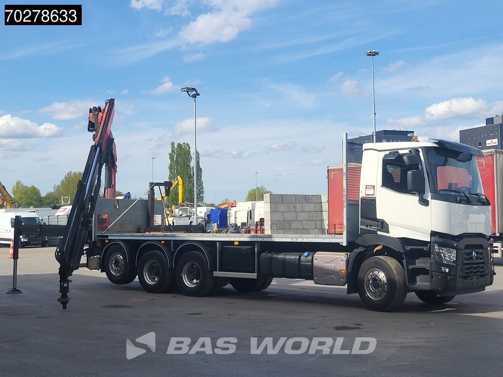 Renault C 480 8X4 Palfinger PK24.001 SLD5 Crane Kran Automatic Liftachse Euro 6