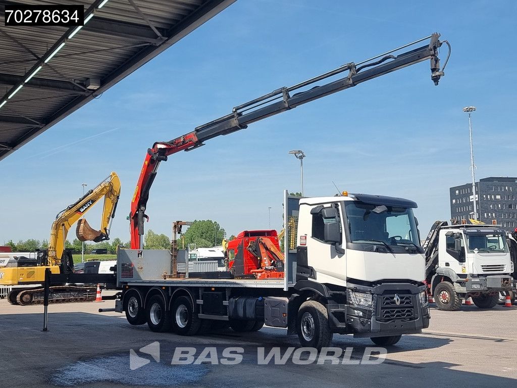 Renault C 480 8X4 Palfinger 24.001 SLD5 Kran Crane Lift-Lenkachse Euro 6