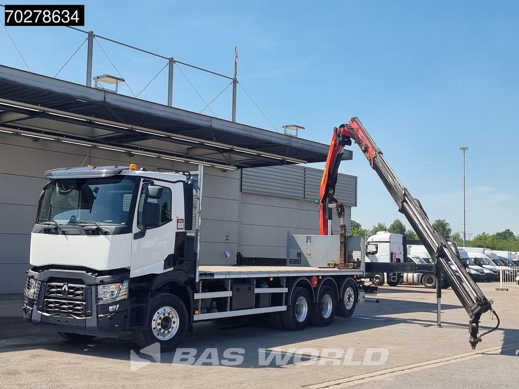 Renault C 480 8X4 Palfinger 24.001 SLD5 Kran Crane Lift-Lenkachse Euro 6