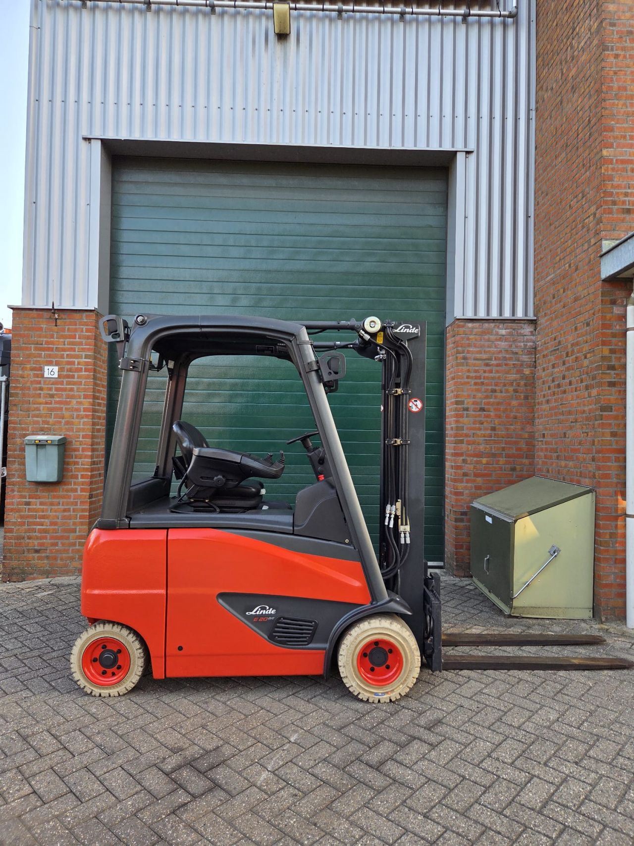 Linde E20PH-02 Triplex mast 4625 mm en integrale sideshift