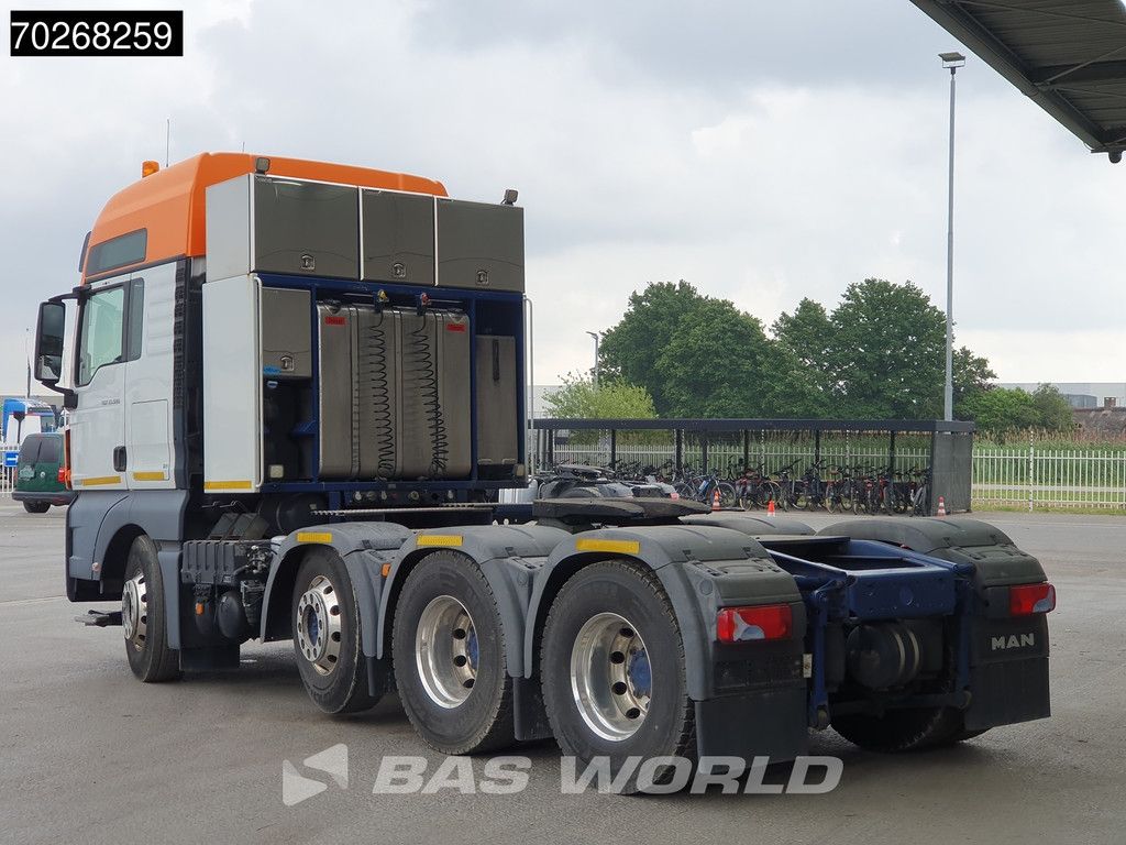 MAN TGX 41.580 8X4 160T Retarder XXL Lift+Lenkachse Standklima ACC Xenon
