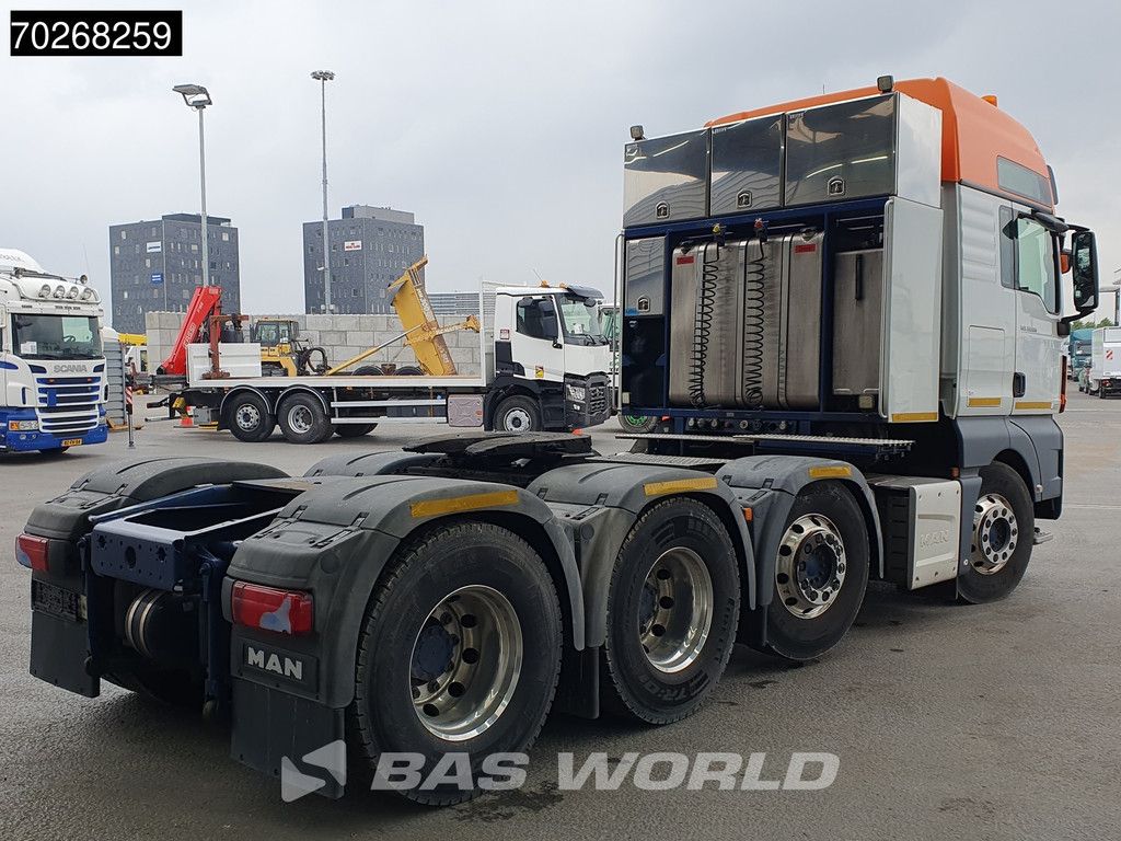 MAN TGX 41.580 8X4 160T Retarder XXL Lift+Lenkachse Standklima ACC Xenon