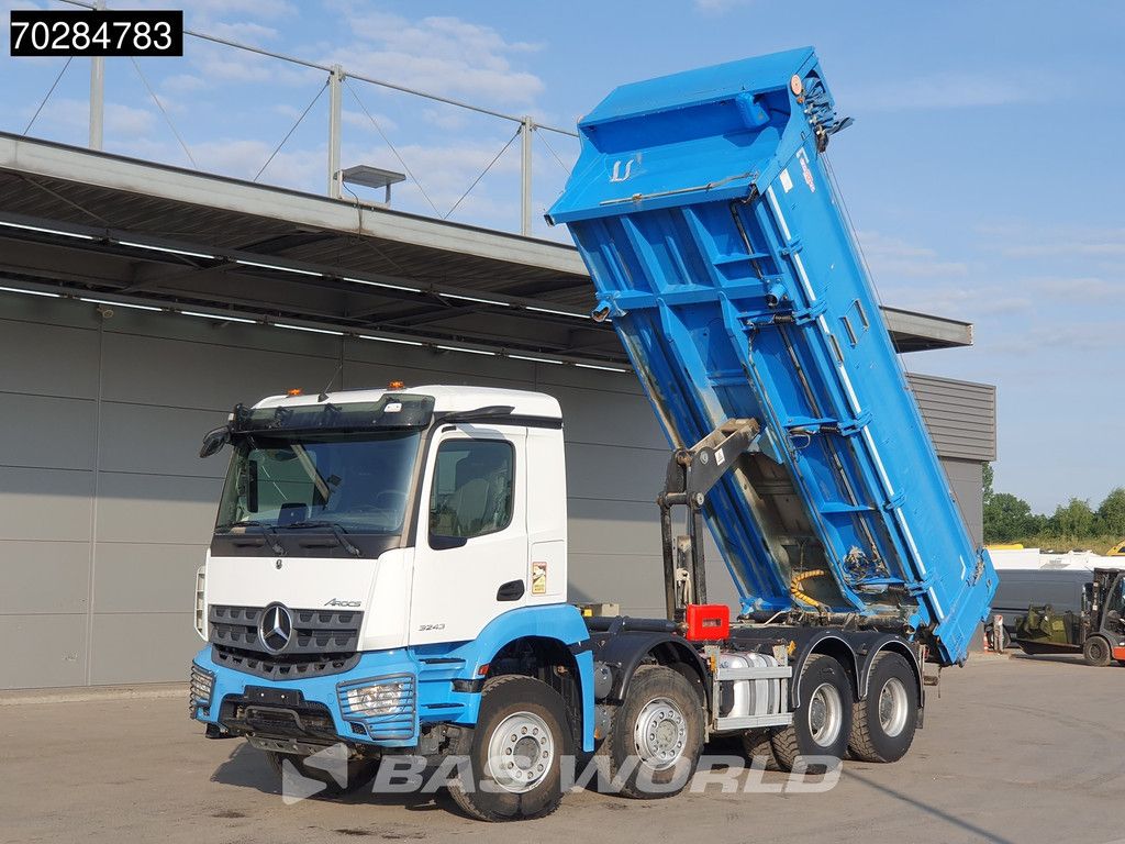 Mercedes Arocs 3243 8X4 14m3 2-side tipper Big-Axle Steelsuspension Navi Euro 6