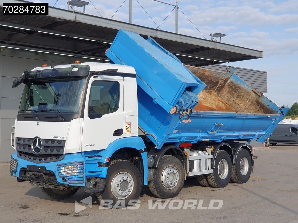Mercedes Arocs 3243 8X4 14m3 2-side tipper Big-Axle Steelsuspension Navi Euro 6