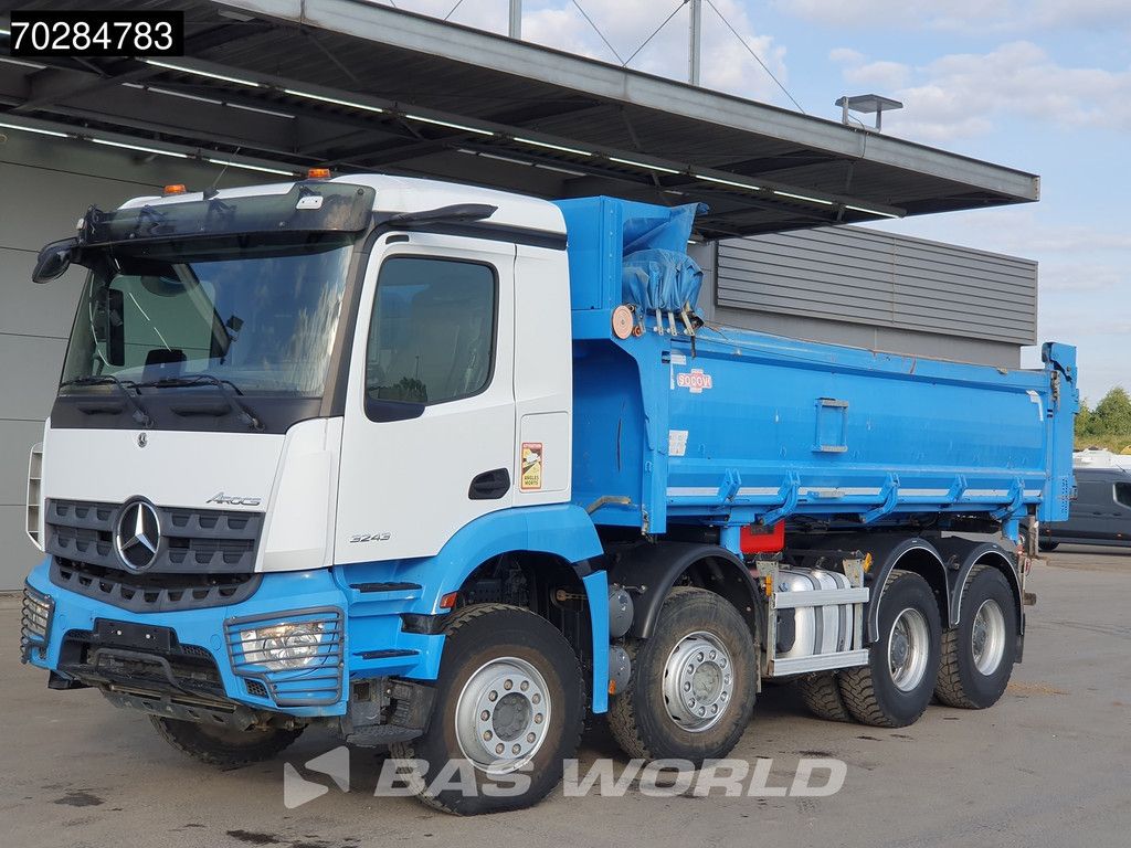 Mercedes Arocs 3243 8X4 14m3 2-side tipper Big-Axle Steelsuspension Navi Euro 6
