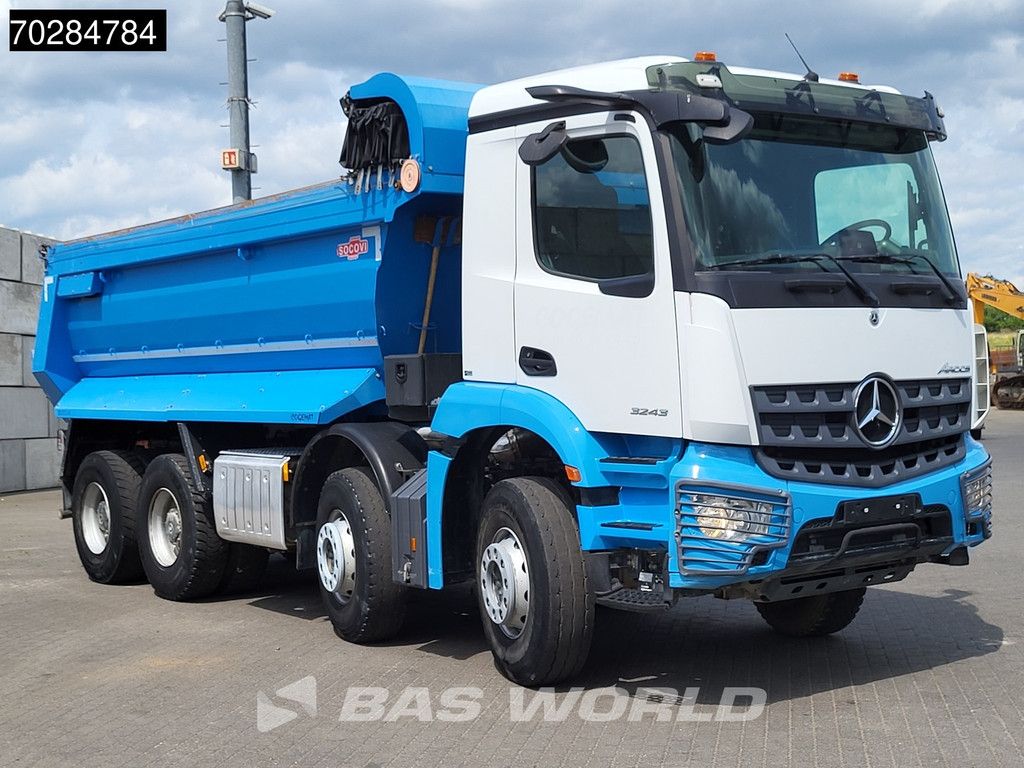 Mercedes Arocs 3243 8X4 16m3 tipper Big-Axle Steelsuspension Automatic Navi Euro 6