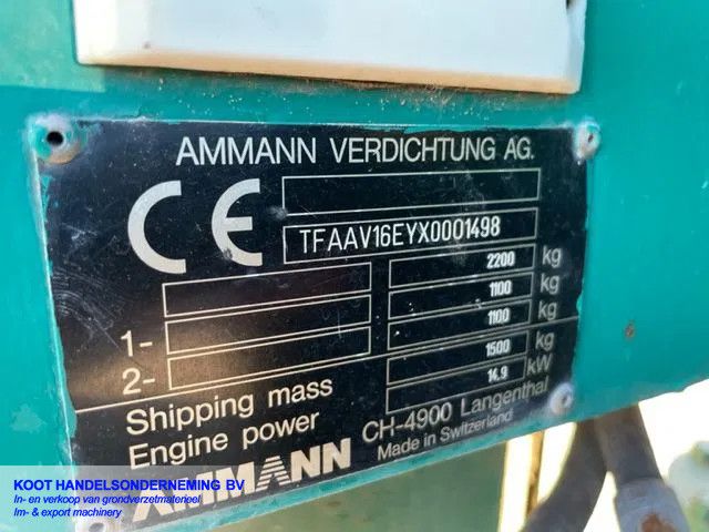 Ammann AV 12 Roller Ammann