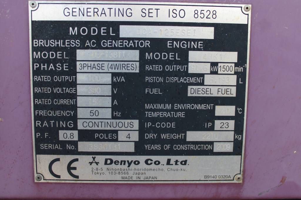 Denyo DCA 125