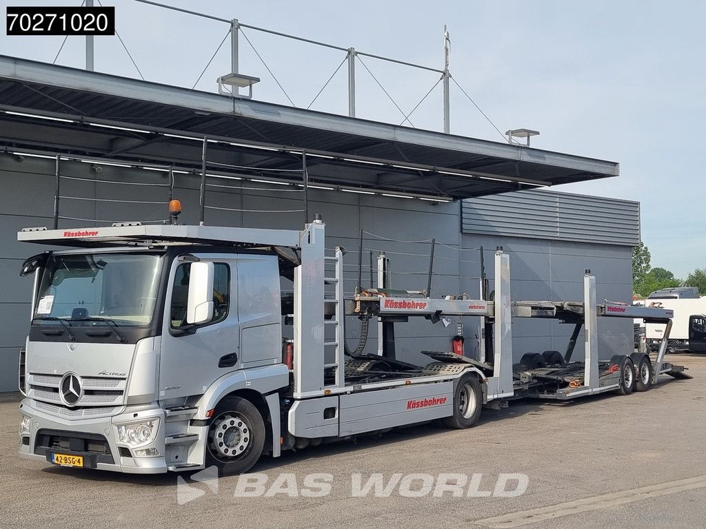 Mercedes Actros 1843 4X2 NL-Truck 8 Cars Hydraulic Winch Kässbohrer Car Transporter Euro 6