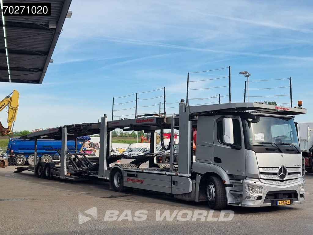 Mercedes Actros 1843 4X2 NL-Truck 8 Cars Hydraulic Winch Kässbohrer Car Transporter Euro 6