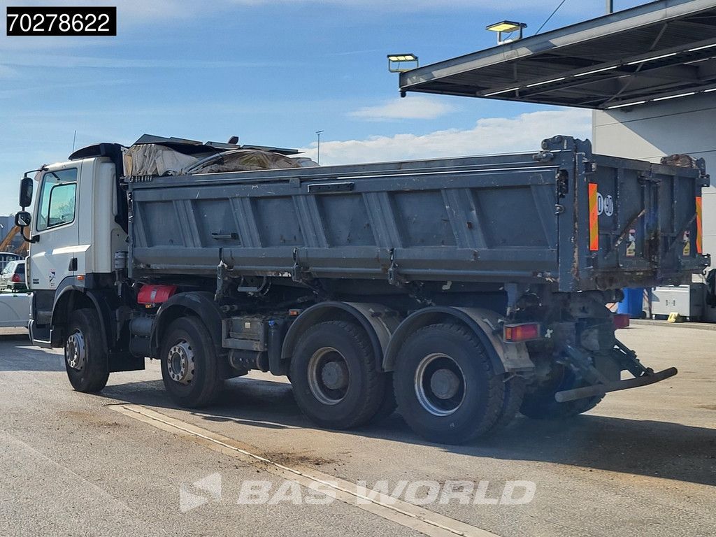 DAF CF85.410 8X4 13m3 Meiller 2-side tipper Big-Axle steel suspension Automatic Euro 4