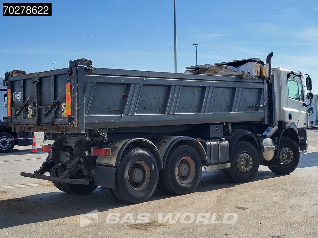 DAF CF85.410 8X4 13m3 Meiller 2-side tipper Big-Axle steel suspension Automatic Euro 4