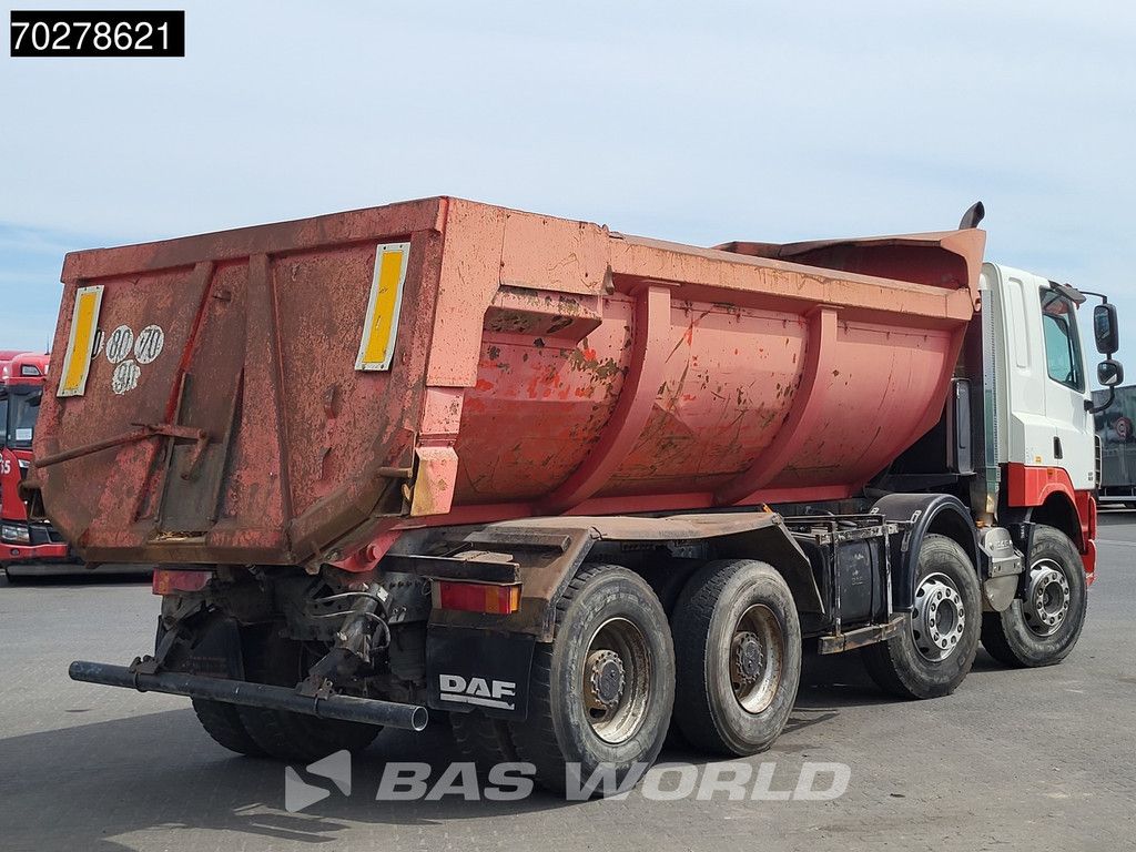 DAF CF85.410 8X4 17m3 tipper Big-Axle Manual Steelsuspension Euro 4