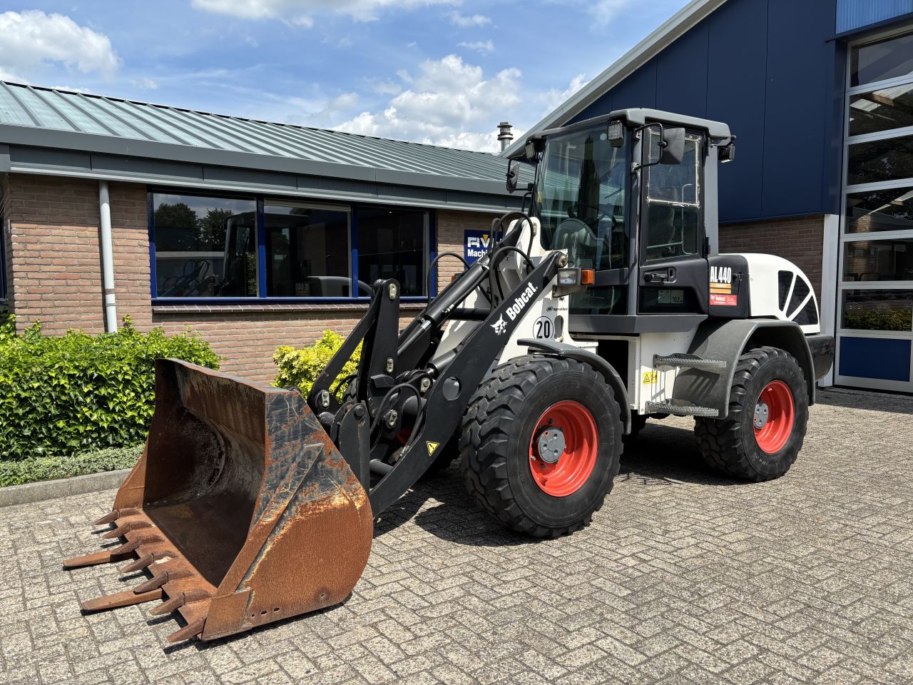 BOBCAT AL 440, 2007, hydr. snelwissel, bak en vorken