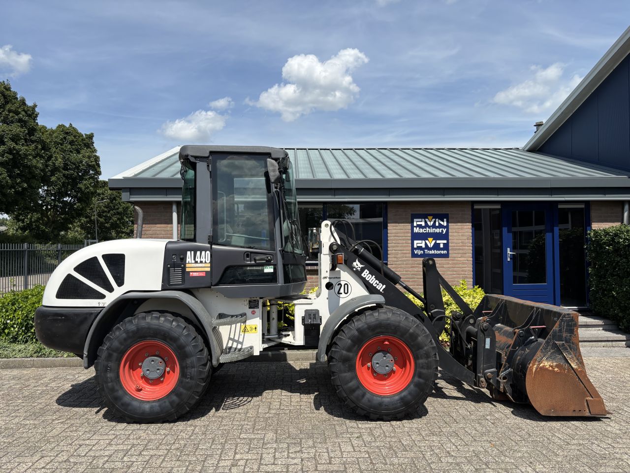 BOBCAT AL 440, 2007, hydr. snelwissel, bak en vorken